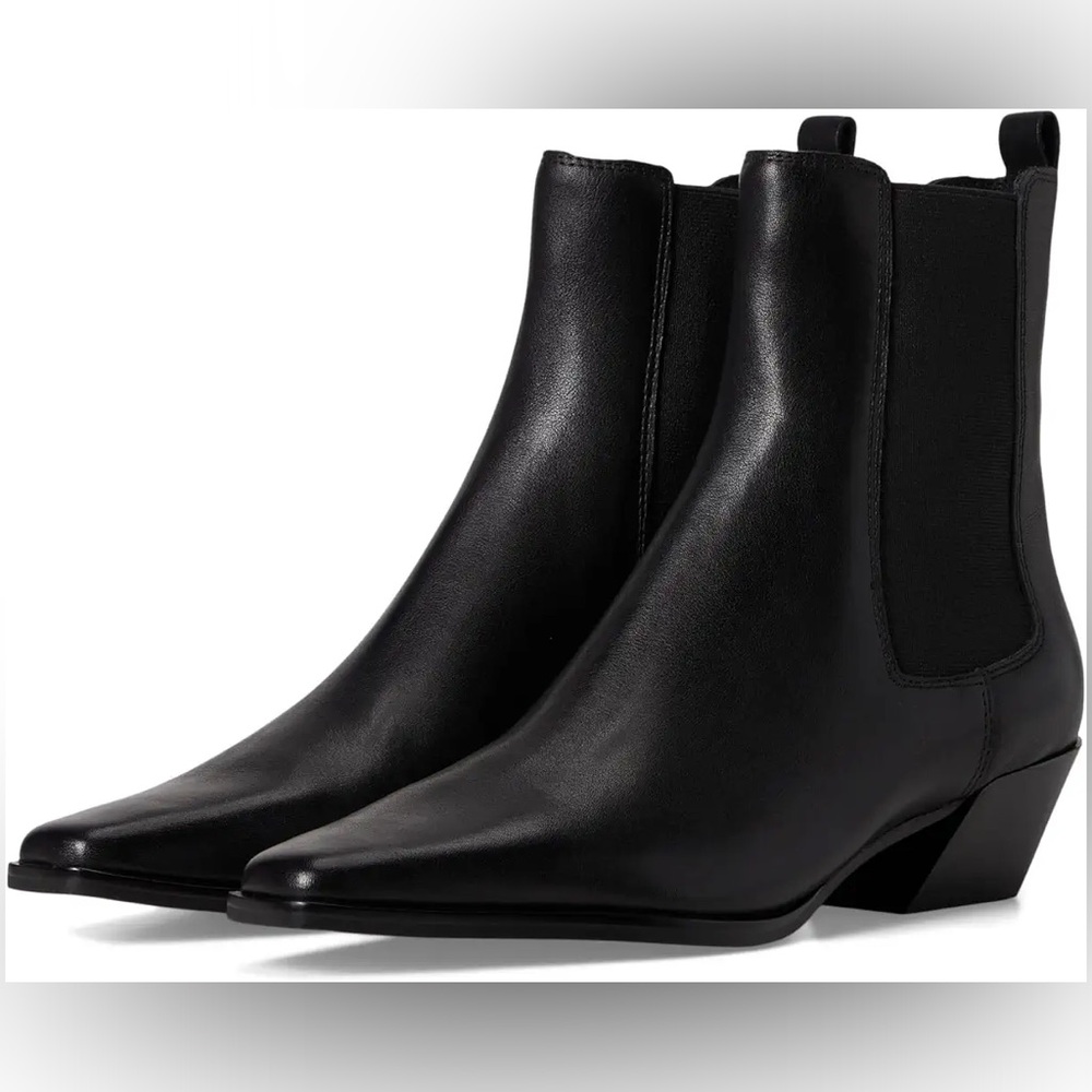 EVAN  BLACK LEATHER Size 8